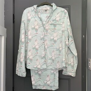 Cotton Crane Pajamas